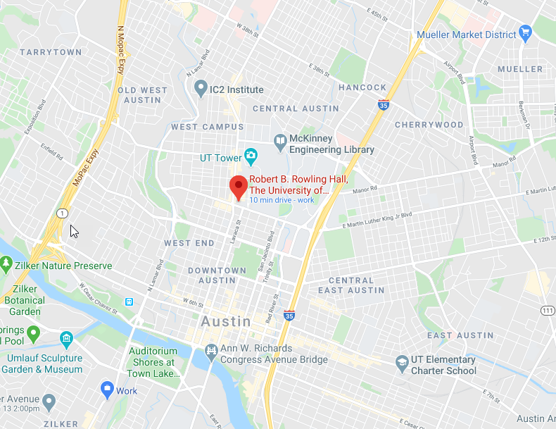 Austin Product Summit Location - Google Maps Austin Product Summit Location - Google Maps